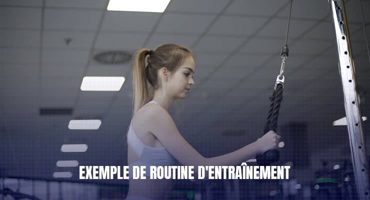 Exemple de routine d'entraînement